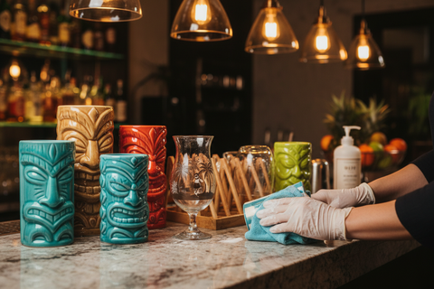 Comment nettoyer et entretenir ses verres tiki