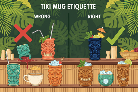 Les erreurs à éviter avec les verres tiki