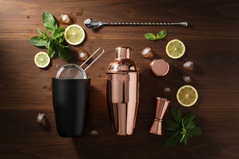 Kit cocktail : acier, inox, doré… quelles matières choisir ?