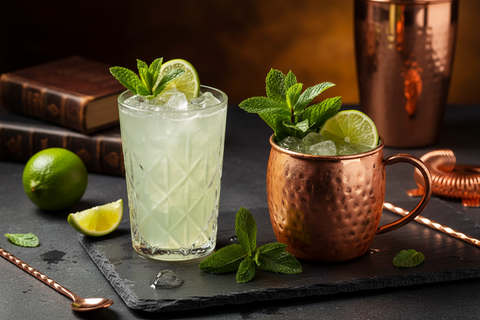 Verre en cuivre vs verre classique : quelles différences pour les cocktails ?