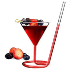 verre à cocktail paille