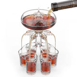 distributeur de cocktail en verre
