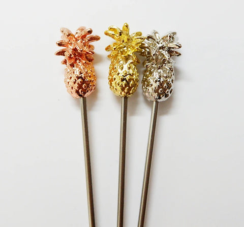cure-dent en métal pour cocktail