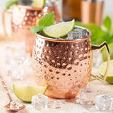 tasses moscow mule en métal