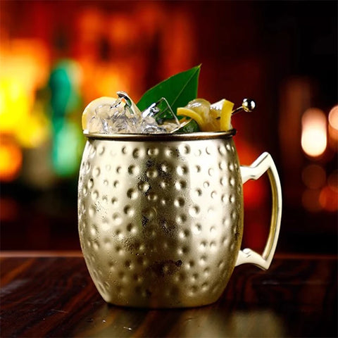 verres Moscow Mule en acier inoxydable
