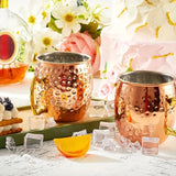 verres moscow mule en acier inoxydable